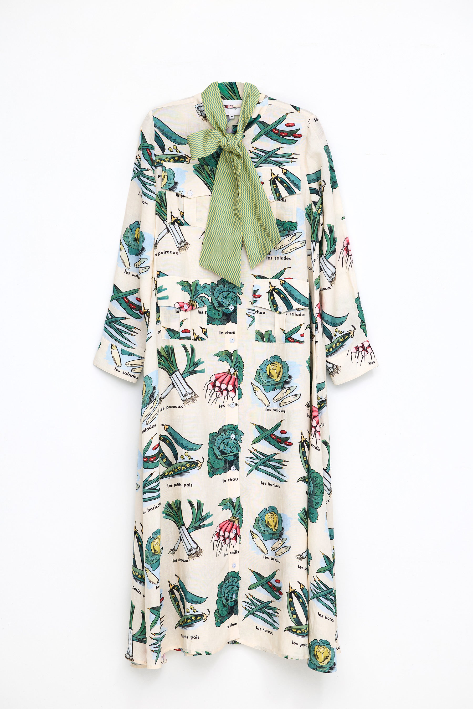 I BEG YOUR PARDON IN THE VEGGIE GARDEN. Dress.