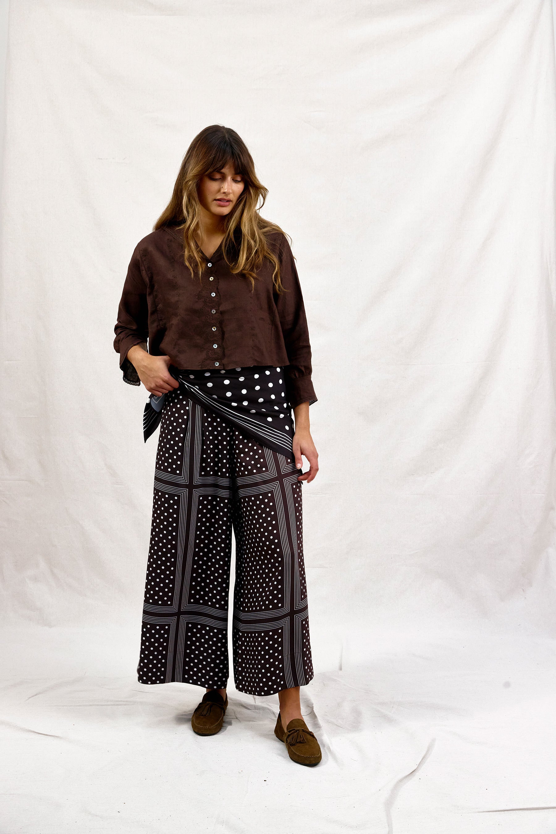 SNOWFLAKES. Chocolate. Shirt.