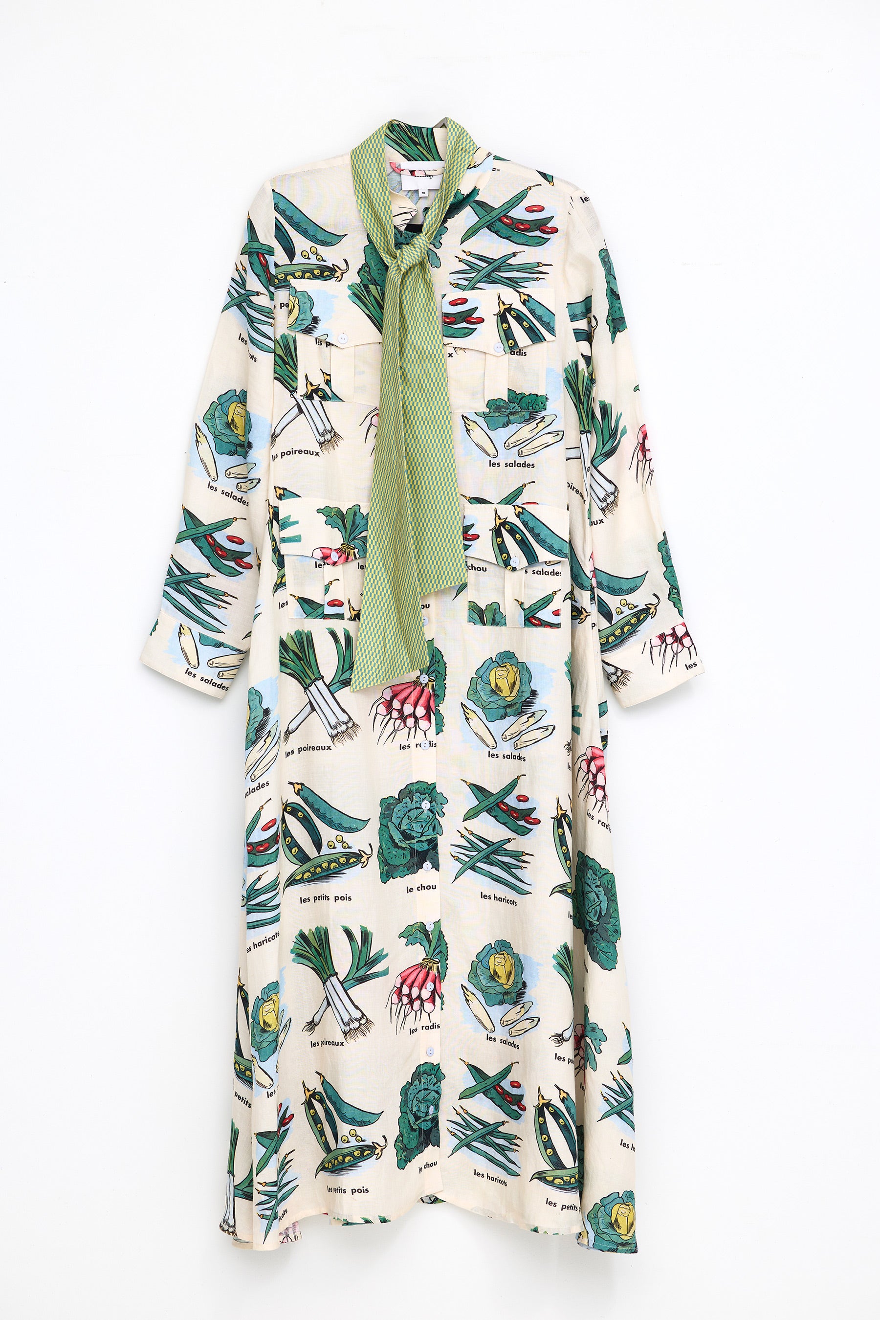 I BEG YOUR PARDON IN THE VEGGIE GARDEN. Dress.