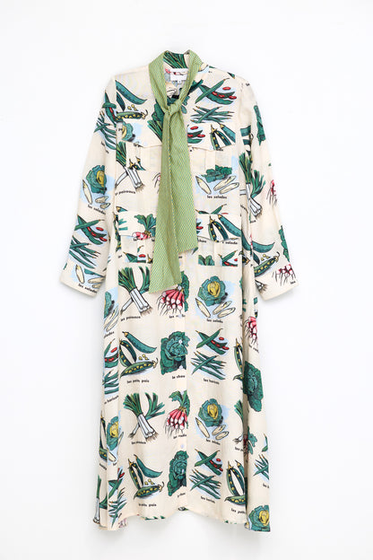 I BEG YOUR PARDON IN THE VEGGIE GARDEN. Dress.