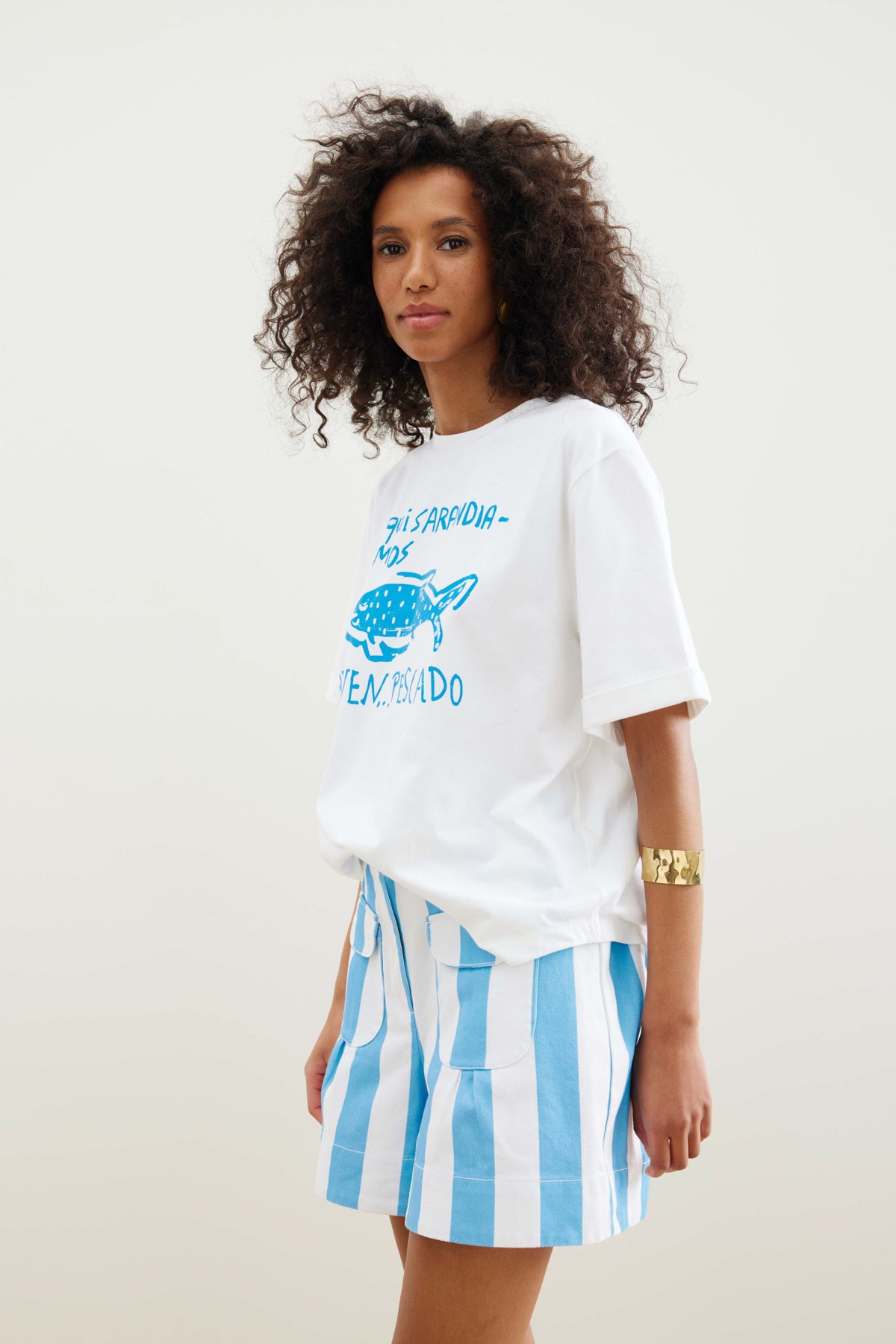 CON'S FRUIT & VEG. Blue. LAST ONE! SIZE 16 ONLY!