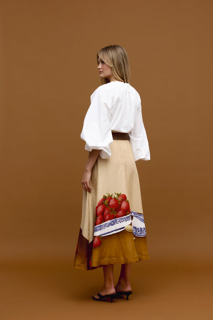 STRAWBERRIES & CREAM. Skirt.