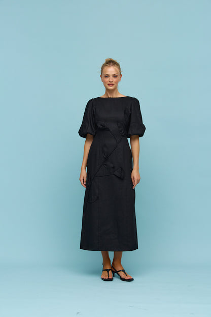 LADIES SINGLES BLACK. Dress.