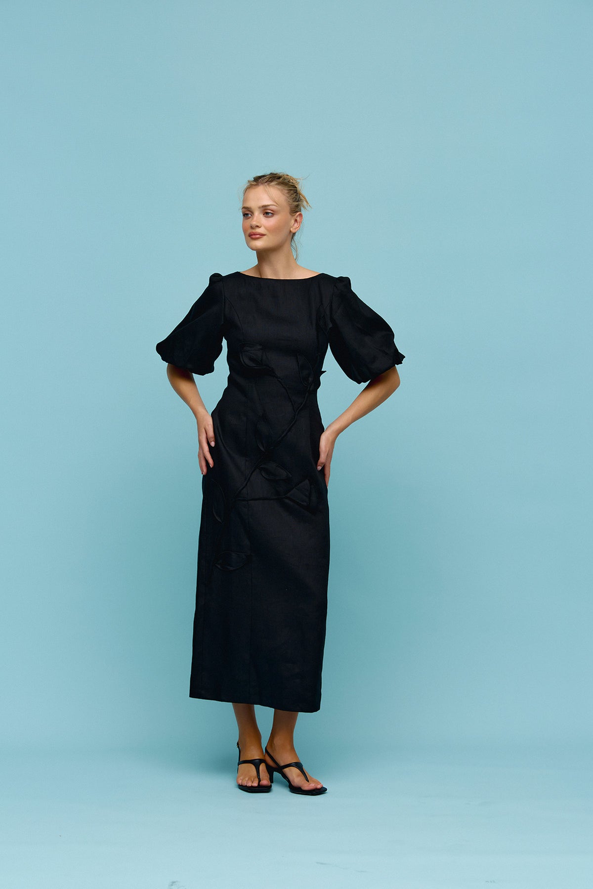 LADIES SINGLES BLACK. Dress.