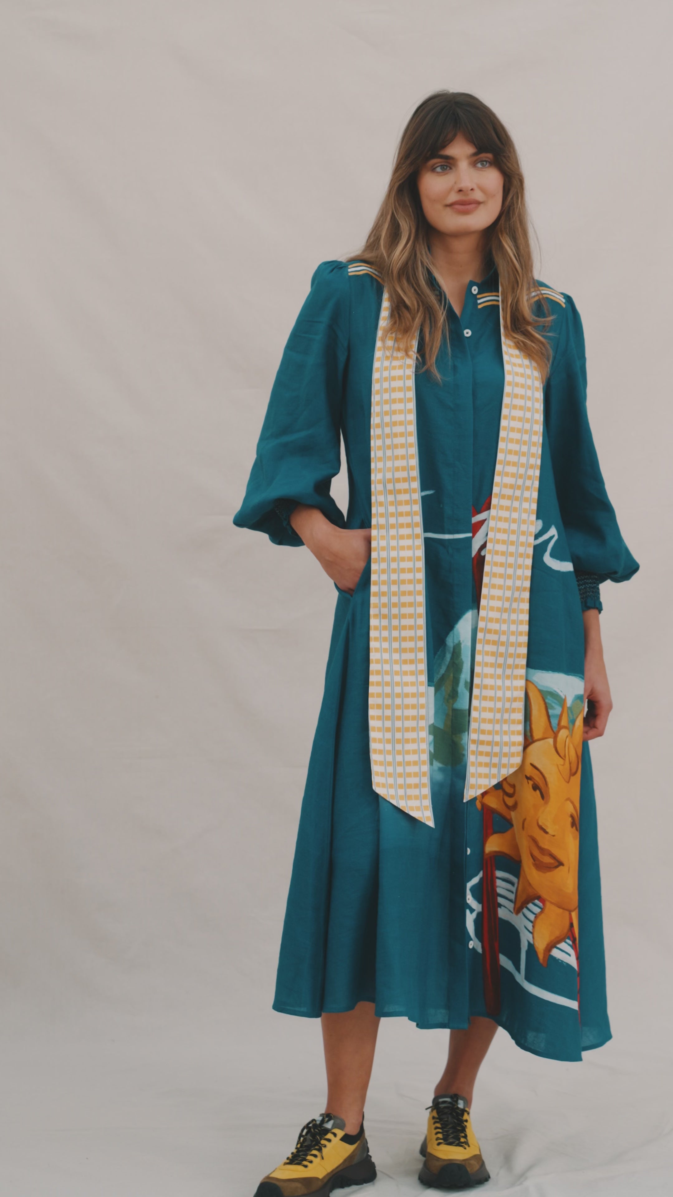 Load video: GETTING AIR IN VERBIER. Dress.